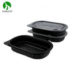Microwaveable Takeaway Oval Plastic Food Box - 180PP Series