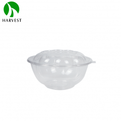 PET Recyclable Flower-shaped Salad Bowl - HS Series