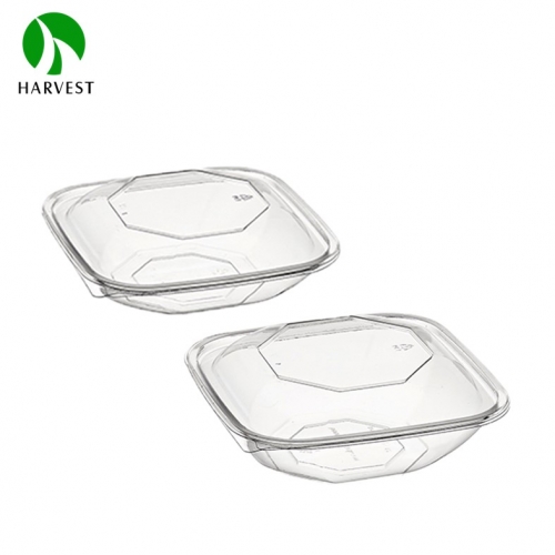 KP series PET recyclable plastic square salad box