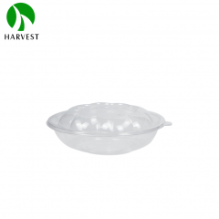 PET Recyclable Flower-shaped Salad Bowl - HS Series