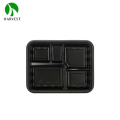 5-Compartments Plastic Bento Box - HP Series