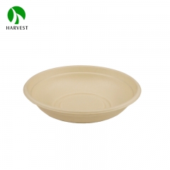 CR圆碗系列 八寸圆形竹浆环保沙拉餐碗