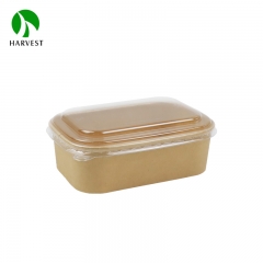 Rectangle Kraft Paper Food Box with Lid - KB Rectangle Series