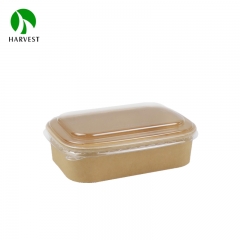 Rectangle Kraft Paper Food Box with Lid - KB Rectangle Series