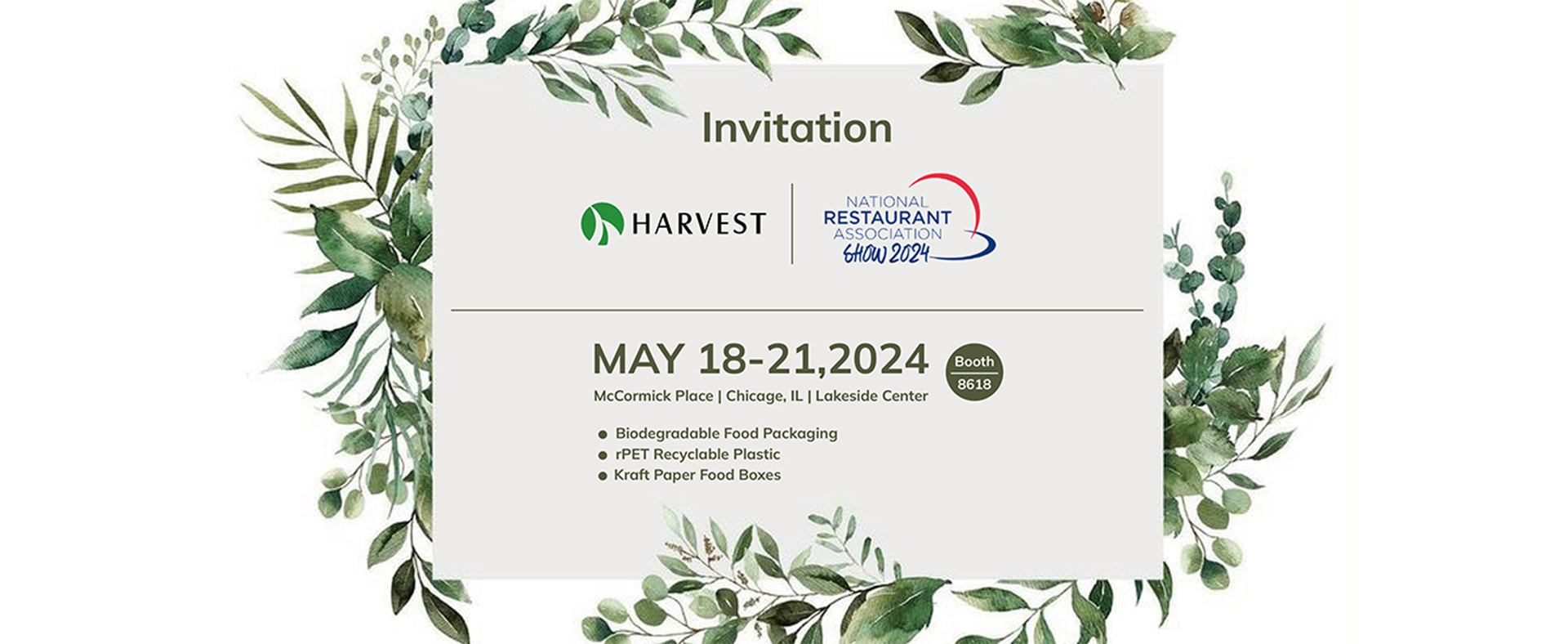 HARVEST IN 2024 National Restaurant Association Show