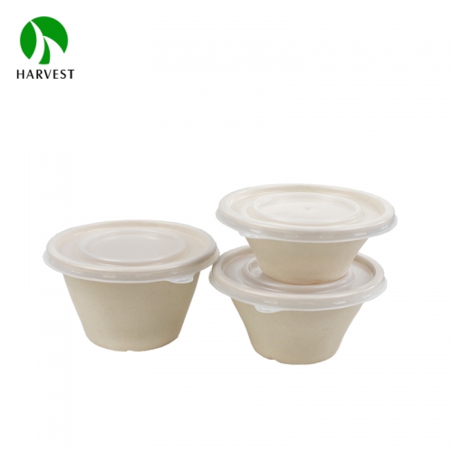 CHP series circular environmentally friendly bamboo pulp small bowl