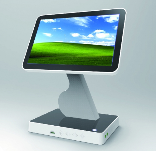 LENVII LV-V7S POS Touch Screen, 15.6 Inches Wide Screen with LED Display, Capacitive Touch, White