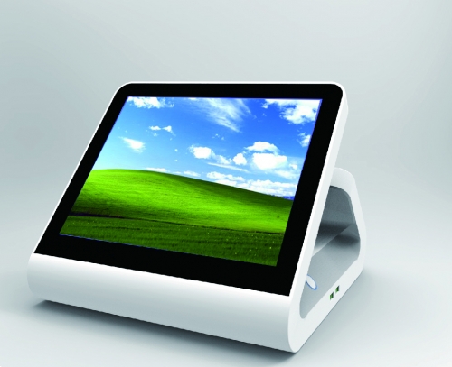 LENVII LV-V2S1 POS Touch Screen, 12 Inches Wide Touch Screen with LED Display, Capacitive Touch, White