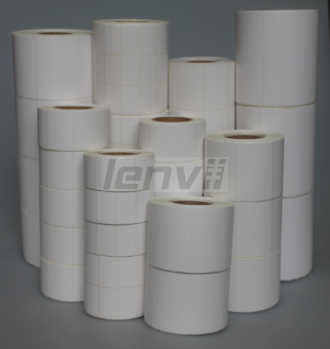 LENVII  Thermal Barcode Stickers, Thermal Barcode Lable, Three Proofings Thermal Lables,