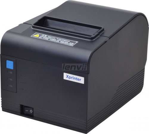 3in/80mm Thermal Printer Receipt Ticket Bill Note USB with High Speed Alarm AUTO-CUTTER Print Speed | LENVII Q260H