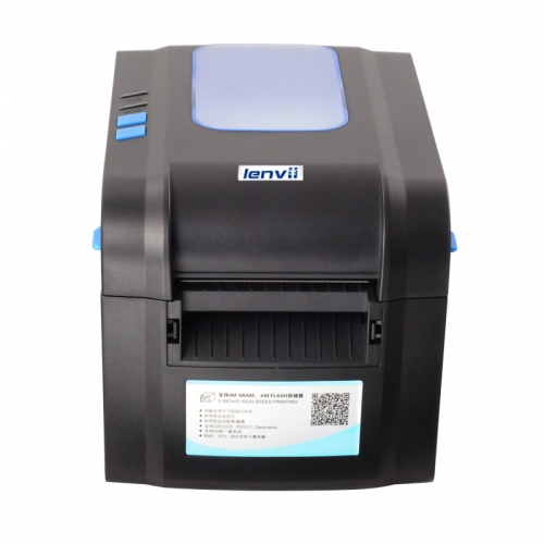 3in/80mm Thermal Label Printer with Automatic Peele USB or Bluetooth High Speed | LENVII 390