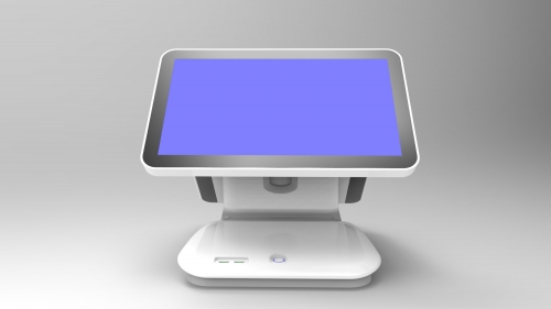 LENVII LV-N8D POS сенсорный экран, 15,6-дюймовый широкий экран с 11,6-дюймовым дисплеем, емкостное касание, белый
