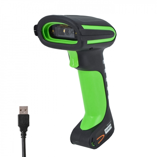 LENVII LD7001 Primary 2D Wired Handheld Industrial Barcode Scanner, Waterproof, Dropproof, Can Scan Various Standard Barcodes, 1D/2D/QR-code/Web-code