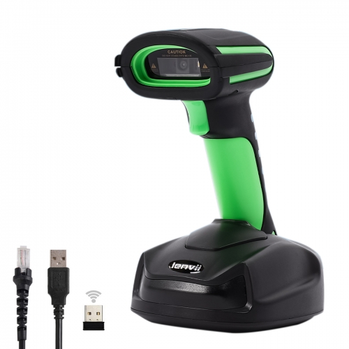 LENVII LDW7002 Wireless Bluetooth Basic Industrial Barcode Scanner with Charging Base, Waterproof, Fast Charging, Offline Storage Industrial Barcode Reader