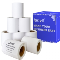 50mm×30mm×250pages/roll/2000 pages/box Three-proof thermal label paper, no carbon ribbon required (2"×1.18"×250pages), roll, core ⌀25mm, suitable for 2-3-4 inch portable Thermal barcode label printer, 2-3-4 inch thermal label barcode printer, waterproof, oil-proof, high temperature resistant. Tearable, strong adhesive, long writing retention time, suitable for supermarket labels, clothing labels, FBA labels, medical labels, MRP labels, barcode scale labels and other product labels.