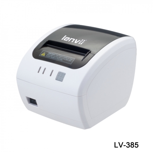 LENVII LV-L385 3IN/80MM Thermal Receipt Printer with Auto-cutter White