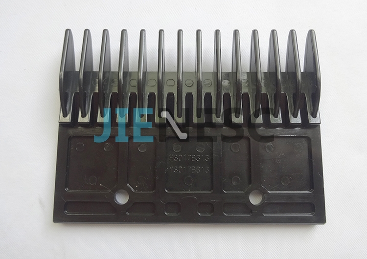 YS017B313 black color escalator comb plate for