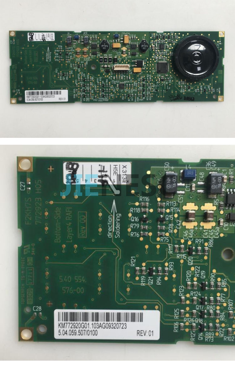 KM772920G01 PCB F2KH7S HLI SEVEN SEGMENT AMBER for