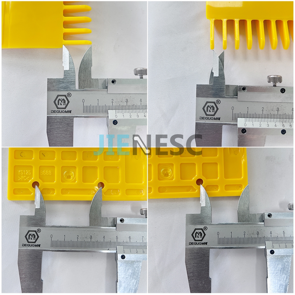 YS125B688 Yellow Moving Walk Comb Plate 13T LHS for JIENESC
