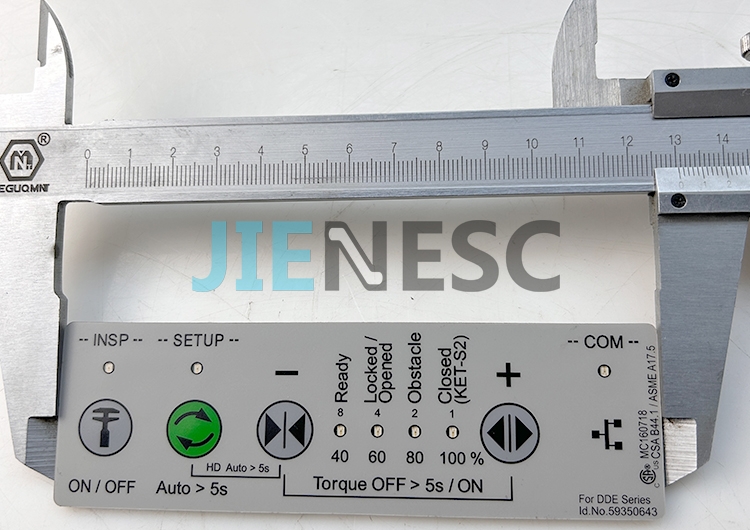 Hot sale 59350643 Elevator Door Motor Operation Panel price from factory