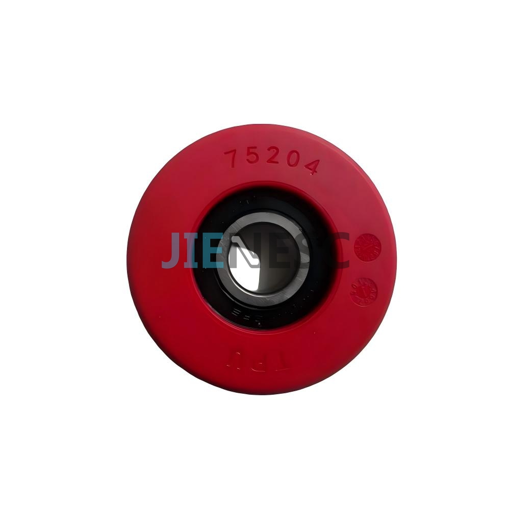 75*25mm 6204 Red Escalator Step Roller From Factory