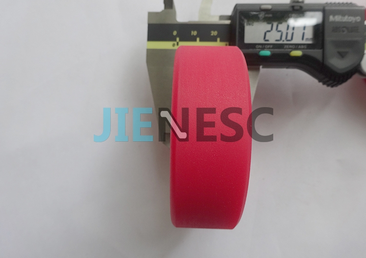 76*25mm 6204 Red Escalator Step Chain Roller From Factory