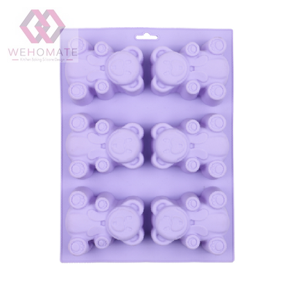 Silicone Bear Shape Cake Mold Baking Pan Jelly Pudding Mold DIY Soap Mold