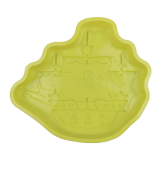 Silicone Pirate Ship Shape Cake Mold Pie Tart Pan Non-stick Bakeware