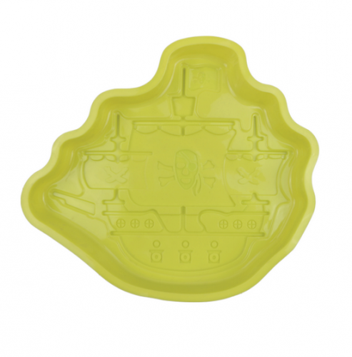 Silicone Pirate Ship Shape Cake Mold Pie Tart Pan Non-stick Bakeware