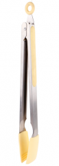 9/12 inch Food tong with rectangle silicone head