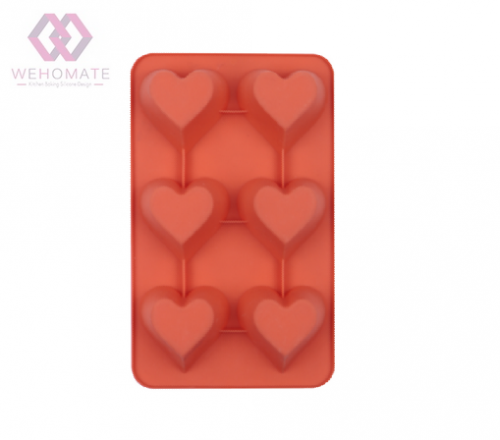 Silicone Heart Cake Mold Baking Pan Muffin Jelly Pudding Mold DIY Soap Mold