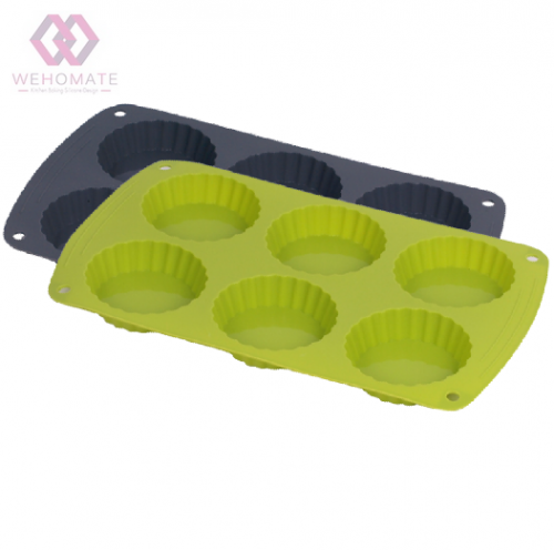 Silicone Tartlet Cake Mold Bakeware Pudding Mold Ice Mold DIY Soap Mold