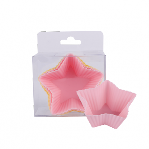 Silicone Star Baking Cup Muffin Mold Cupcake Mold Pudding Mold Jelly Cup Ice Cube Mold DIY Soap Mold