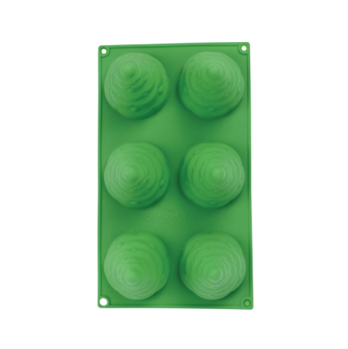 Silicone Christmas Tree Cake Mold Non-stick Cupcake Pan for Muffin Jello, Chocolate,Candy Mold