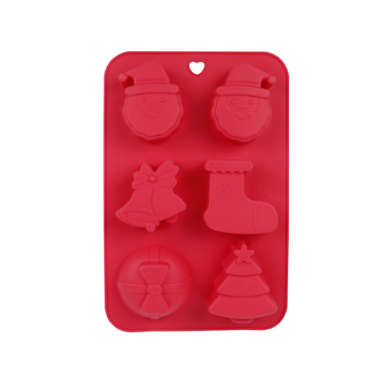 Silicone Christmas Cake Mold Muffin Pan Baking Mold Soap Mold