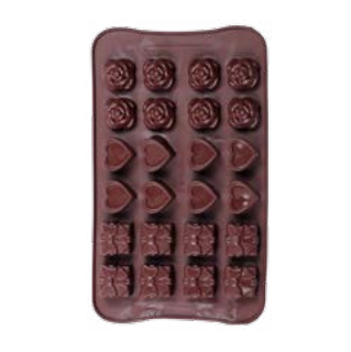 Silicone 24 holes chocolate mould candy mould baking mould