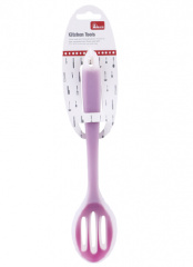 Silicone slotted spoon with nylon insert
