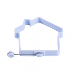 Silicone house shape egg fryer with S/S wire,Egg Cooking Rings,Silicone egg former,Durable & Reusable Silicone Ring Eggs