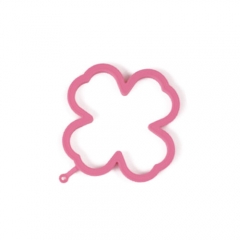 Silicone four leaf clover egg fryer,Egg Cooking Rings,Silicone egg former,Durable & Reusable Silicone Ring Eggs