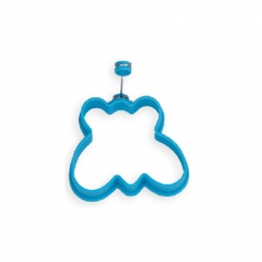 Silicone butterfly egg fryer with S/S wire,Cooking Rings,Silicone egg former,Durable & Reusable Silicone Ring Eggs