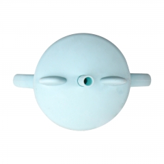 Silicone Bear Cup with Curved Straw