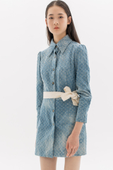 Denim Blouse Dress