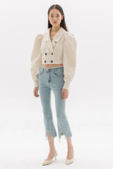 Beige Corduroy Blazer