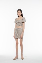 Khaki Dotted Set