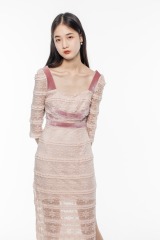Pink Lace Dress
