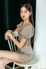 Khaki Dotted Set