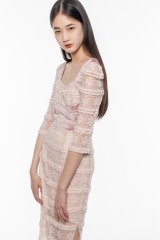 Pink Lace Dress