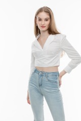 Linen White Blouse