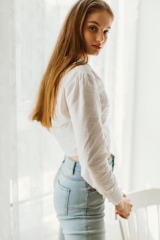 Linen White Blouse