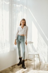 Linen White Blouse